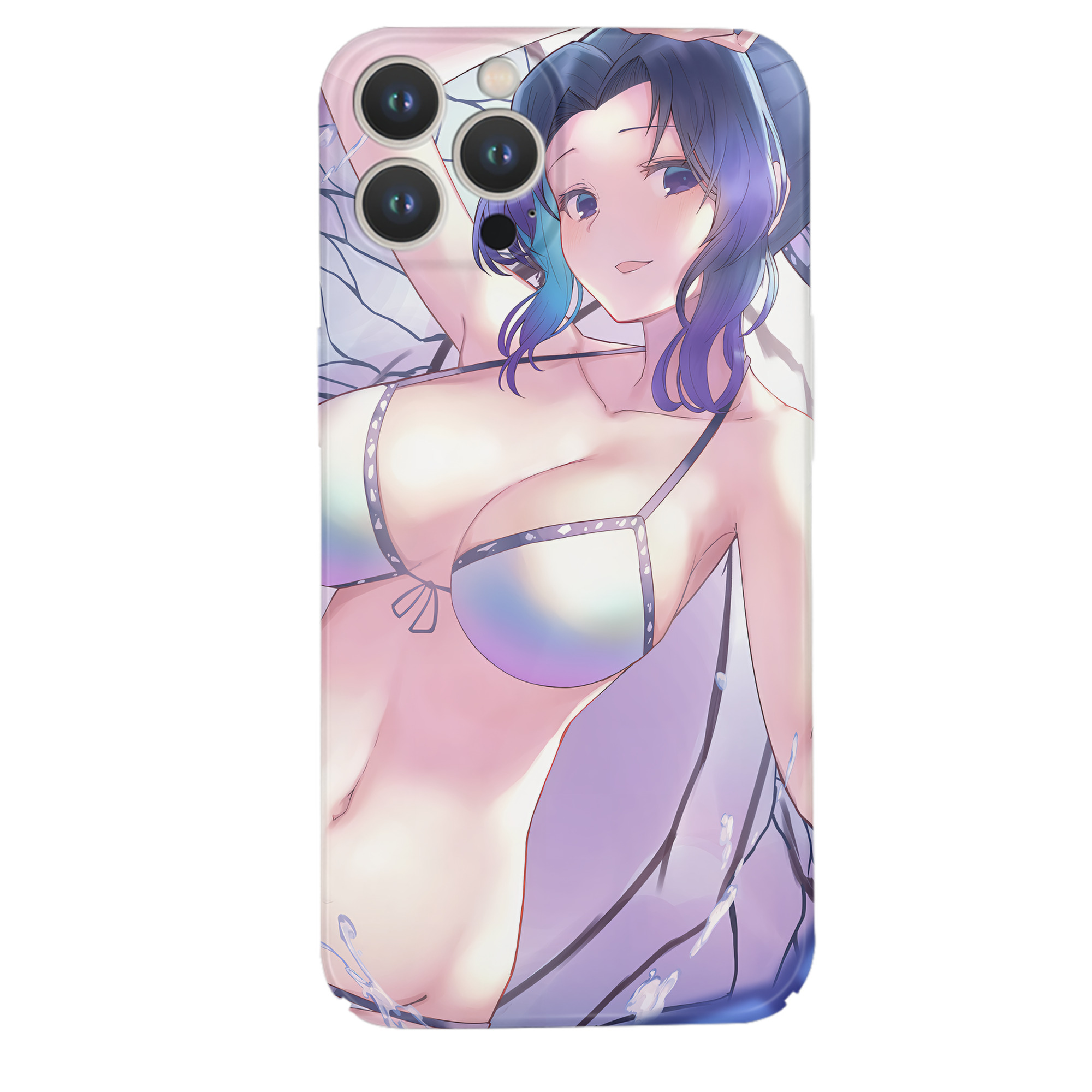 （画像用） 鬼滅の刃（きめつのやいば）蟲柱-胡蝶 しのぶ／こちょう しのぶ Kochou Shinobu 【iPhone 14シリーズ対応】ハードケース